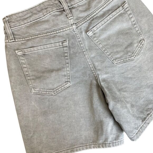 Wild Fable highest rise Bermuda Jean Shorts Grey Size 0/25 - Picture 5 of 14